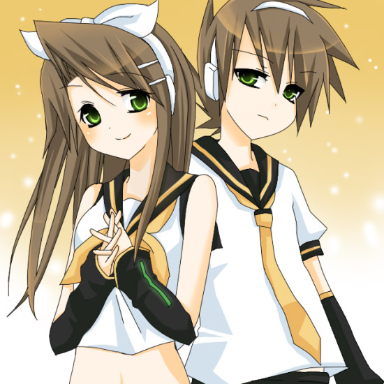 blue_(pokemon), cosplay, kagamine_len, kagamine_len_(cosplay), kagamine_rin, kagamine_rin_(cosplay), nintendo, ookido_green