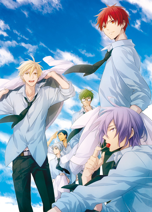 aomine_daiki, candy, kagami_taiga, kise_ryouta, kuroko_no_basuke, kuroko_tetsuya, lollipop, midorima_shintarou