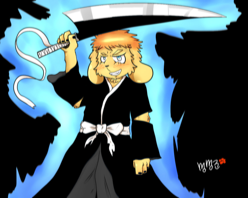 bleach, dog, furry, ichigo, isastudent, tagme