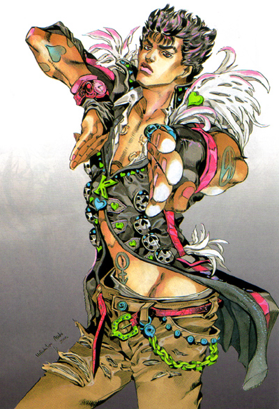 hirohiko_araki, hokuto_no_ken, jojo's_bizarre_adventure, kenshiro, parody, tagme