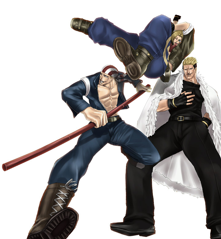 billy_kane, blue_mary, girl, king_of_fighters, kof, male, snk, yamazaki_ryuji