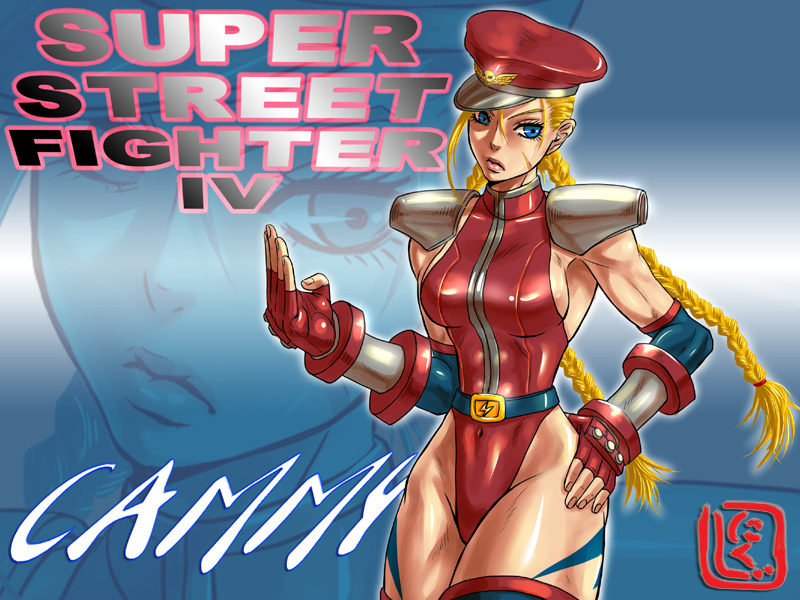 1girl, alternate_costume, blonde_hair, blue_eyes, braid, breasts, cammy_white, camouflage