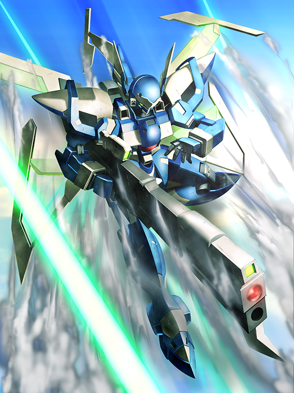 beam_rifle, gun, mecha, rifle, super_robot_wars, tabaka_makoto, weapon, wildfalken