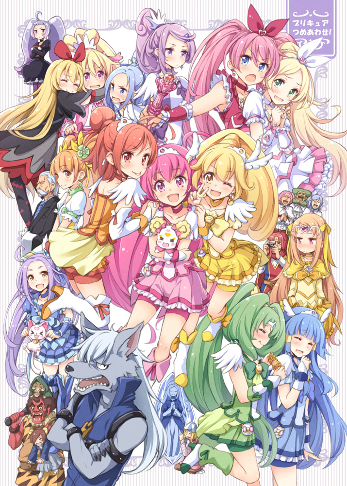 aida_mana, akaooni, aoki_reika, baritone, bassdrum, candy_(smile_precure!), cat, cover