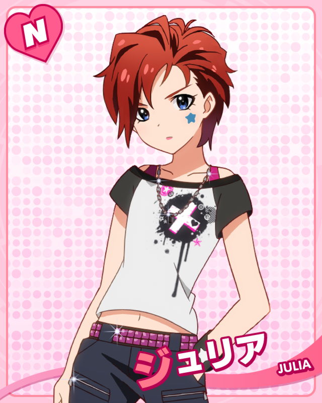 1girl, belt, blue_eyes, character_name, idolmaster, idolmaster_cinderella_girls, jeans, jewelry