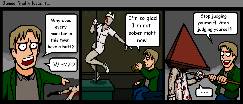 funny, james_sunderland, pyramid_head, silent_hill, tagme