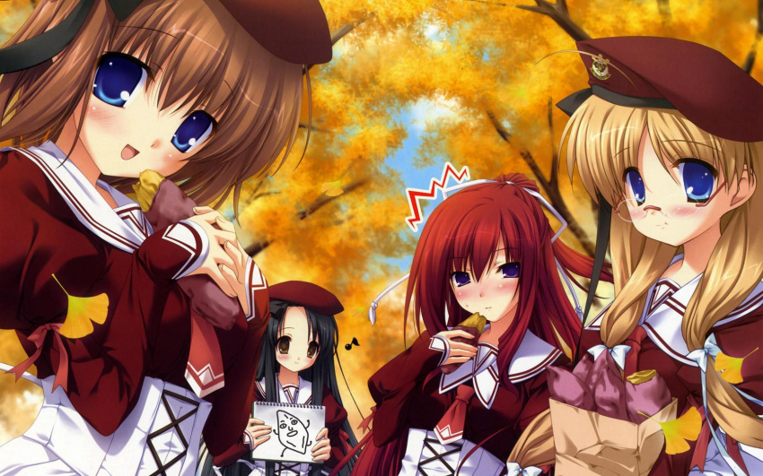 chikotam, chikotamu, food, hat, highres, hirohana_yukiko, hirohara_yukiko, kusakabe_misuzu