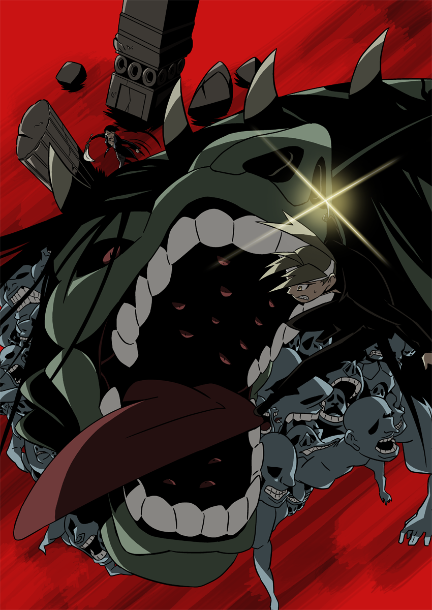blood, edward_elric, envy, envy_(fma), fullmetal_alchemist, homunculus, ling_yao, monster