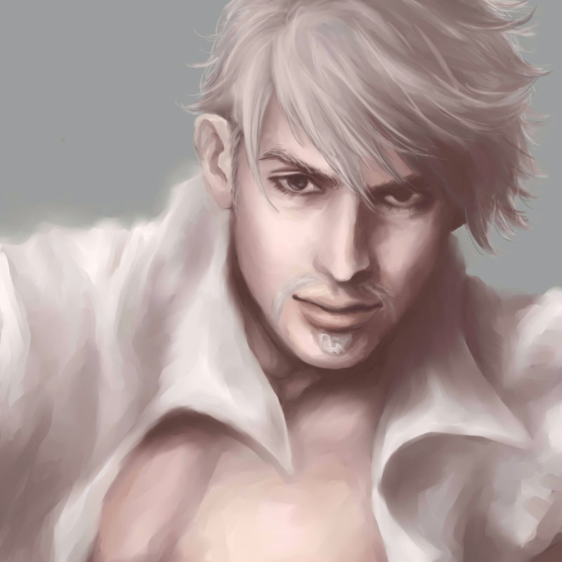 1boy, beard, f_(zxc0000), facial_hair, jojo_no_kimyou_na_bouken, realistic, ringo_roadagain, solo