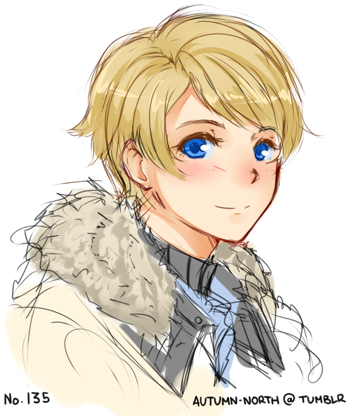 1girl, autumn-north, bangs, blonde_hair, blue_eyes, blush, face, parted_bangs