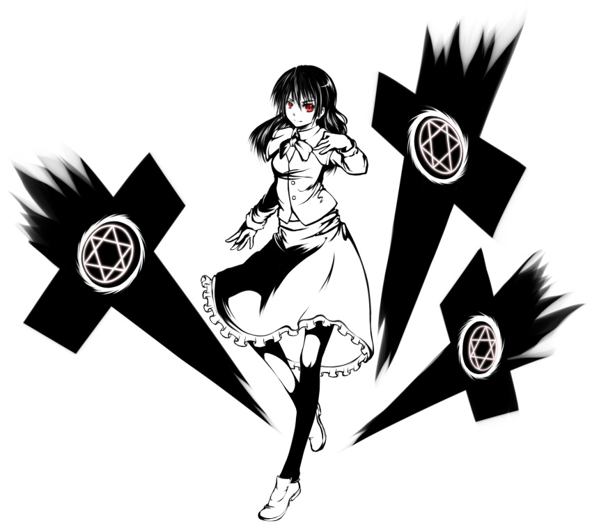 monochrome, okazaki, tagme, touhou, yumemi