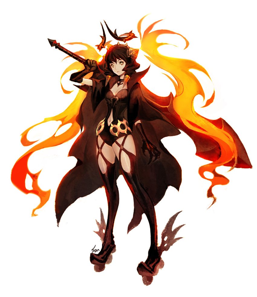 1girl, highres, huke_(style), making_of, nawol, original, solo, sword