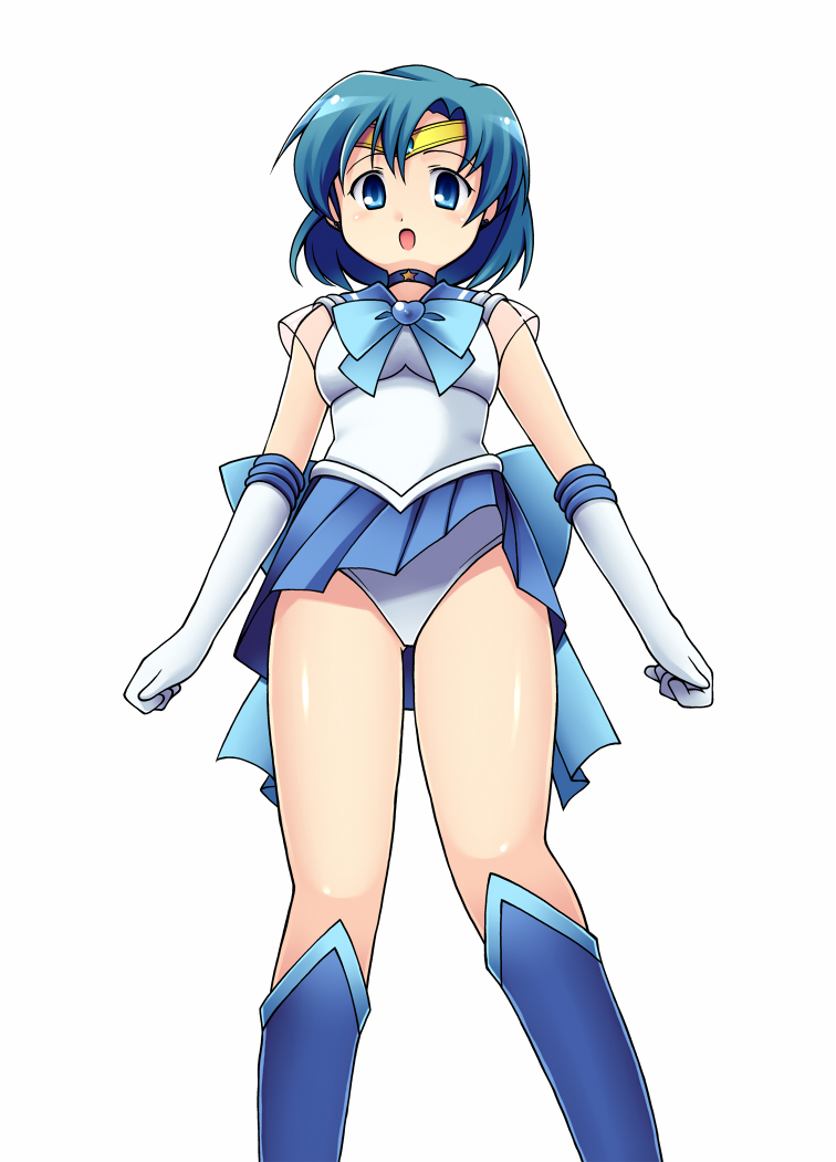 bishoujo_senshi_sailor_moon, blue_eyes, blue_hair, earrings, elbow_gloves, gloves, jewelry, mizuno_ami