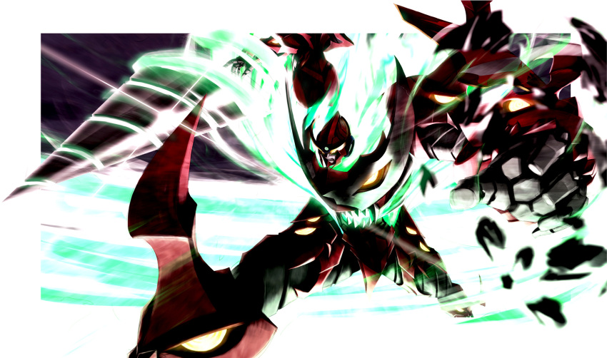 drill, highres, mecha, no_humans, spiral_power, super_robot, tect, tengen_toppa_gurren-lagann_(mecha)