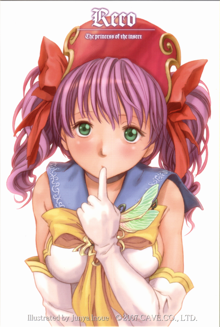 1girl, 2007, artist_name, blush, bow, character_name, choker, finger_to_mouth