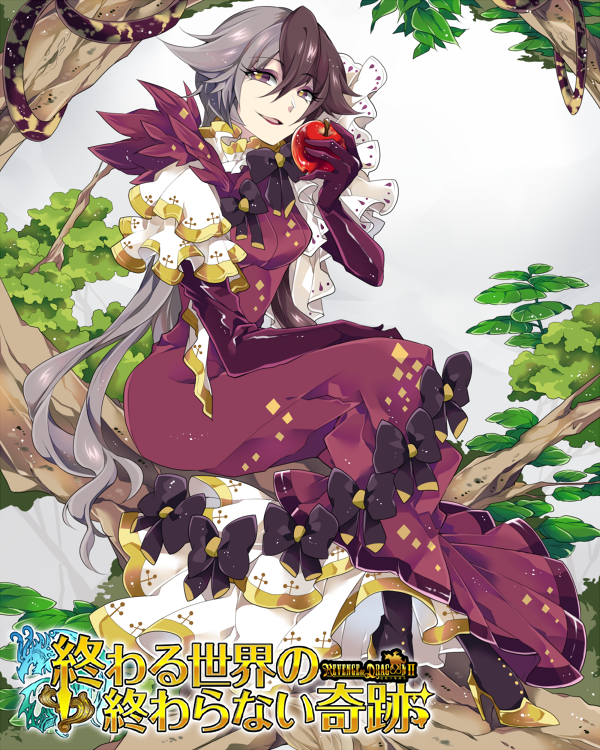 1girl, brown_eyes, multicolored_hair, original, revenge_of_dragoon, ririkuto, short_hair, solo