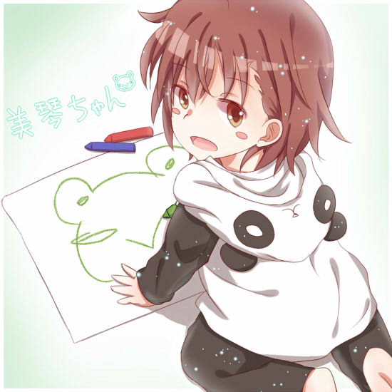 brown_eyes, brown_hair, gekota, misaka_mikoto, saya_(ccmkk54), to_aru_kagaku_no_railgun, to_aru_majutsu_no_index, young