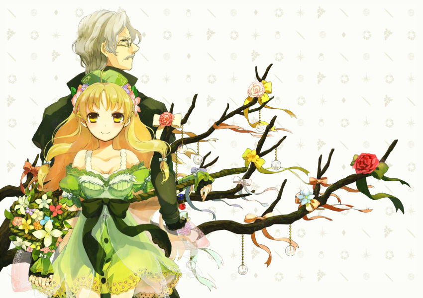 1boy, 1girl, 38kb_(38shiki), age_difference, atelier_(series), atelier_ayesha, ayesha_altugle, blonde_hair