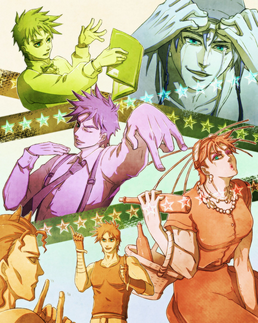 aviator_cap, child, crossdressinging, dress, green_eyes, hair_ornament, jojo_no_kimyou_na_bouken, joseph_joestar_(young)
