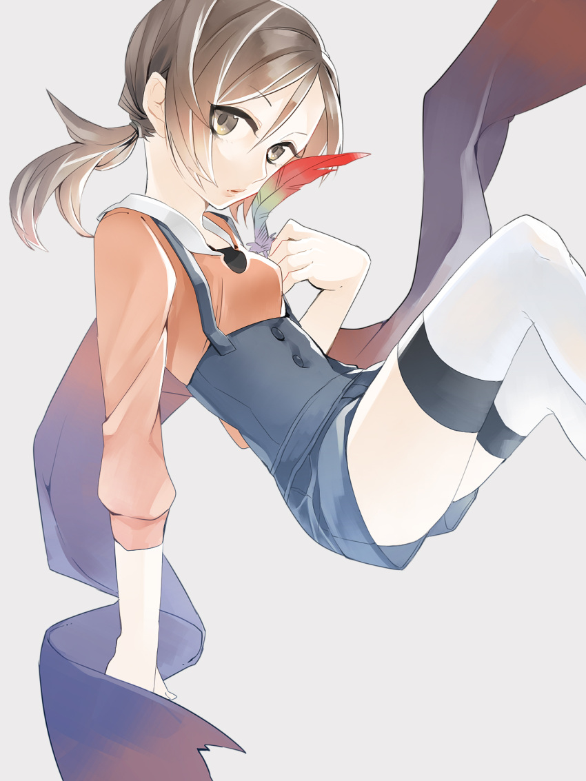 1girl, brown_eyes, brown_hair, feathers, highres, kotone_(pokemon), lips, no_hat