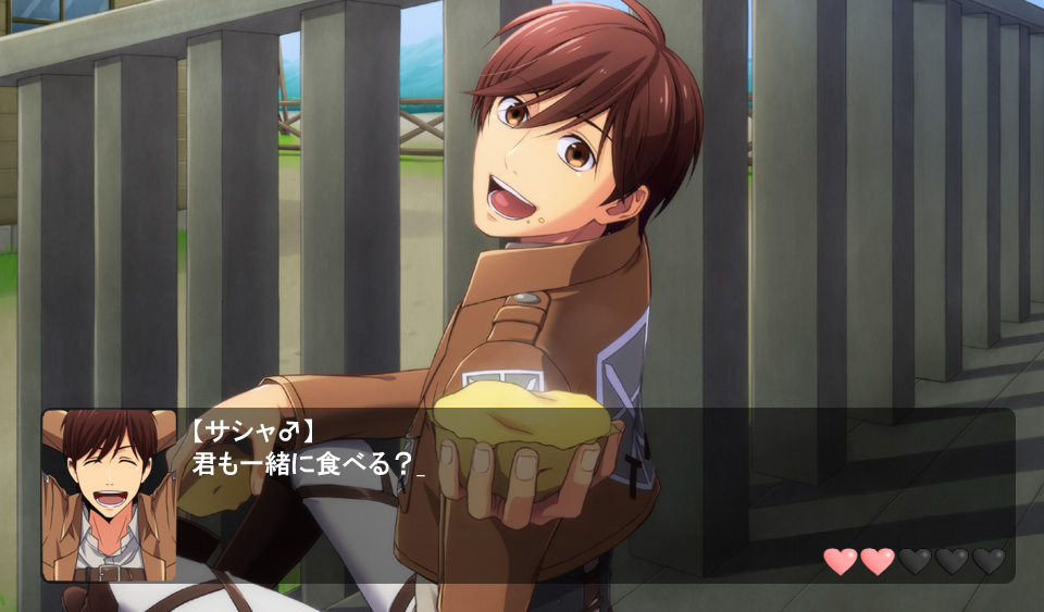 1boy, ^_^, brown_eyes, brown_hair, closed_eyes, dialogue_box, genderswap, jacket