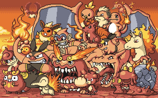 beak, castform, charizard, charmander, chikorita, closed_eyes, clouds, creature