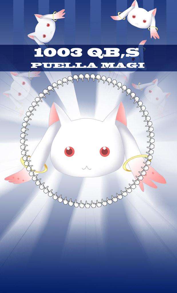 :3, cookie_clicker, copyright_name, cursor, kyubey, mahou_shoujo_madoka_magica, no_humans, parody