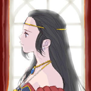 black_hair, earrings, jillia_blight, long_hair, necklace, pendant, suikoden, suikoden_ii, y