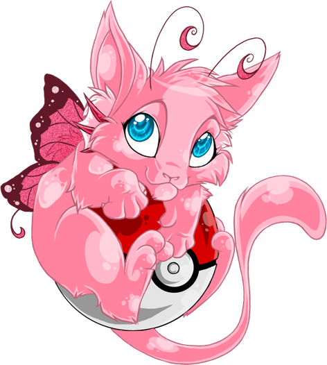 antenna, blue_eyes, darkuangel, fur, nintendo, poke_ball, pokemon, tail, wings