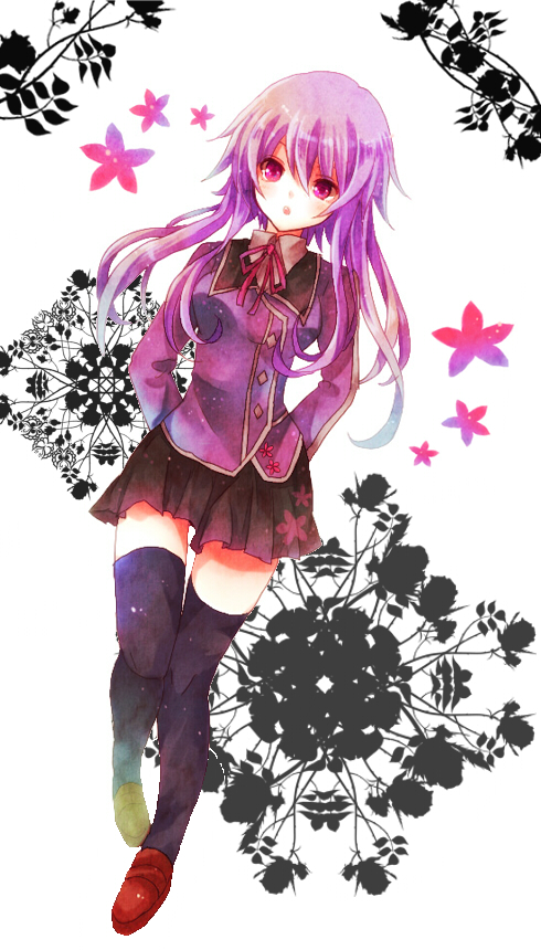 1girl, arms_behind_back, artist_request, black_legwear, black_skirt, blush, collar, dee_ensy_stratmitos