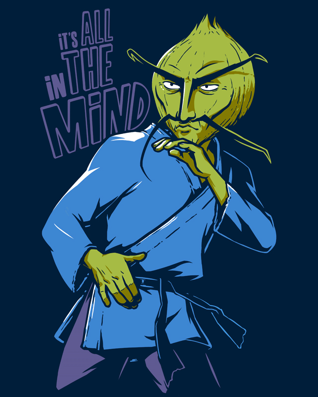 1boy, chop_chop_master_onion, dougi, english, eyebrows, facial_hair, fighting_stance, kaigetsudo, mustache, parappa_the_rapper, solo, thick_eyebrows, yellow_skin