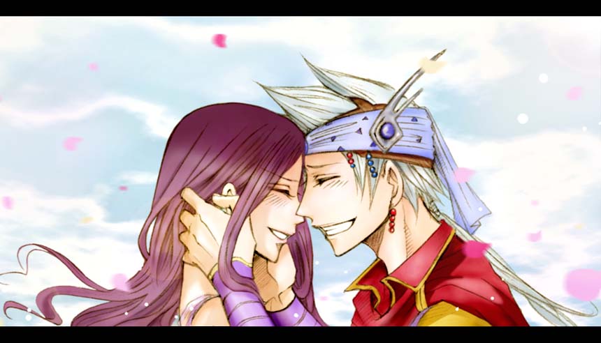 bandana, earrings, closed_eyes, final_fantasy, final_fantasy_ii, frioniel, grey_hair, long_hair