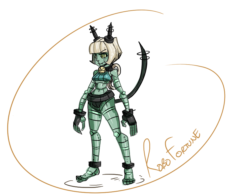 1girl, antennae, bell, bell_collar, bob_cut, cat_tail, collar, fang