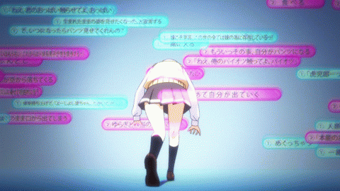ahoge, animated, animated_gif, black_hair, blonde_hair, brown_hair, chocolat_(noucome), drill_hair, hakoniwa_yuragi, handstand, impossible_clothes, impossible_skirt, kokubyakuin_seira, long_hair, lowres, ore_no_nounai_sentakushi_ga_gakuen_love-comedy_wo_senryoku_de_jama_shiteru, pink_hair, reikadou_ayame, school_uniform, short_hair, silver_hair, sini, skirt, striped, striped_legwear, thigh-highs, very_long_hair, wink, yawakaze_konagi, yukihira_furano, yuuouji_ouka, zettai_ryouiki