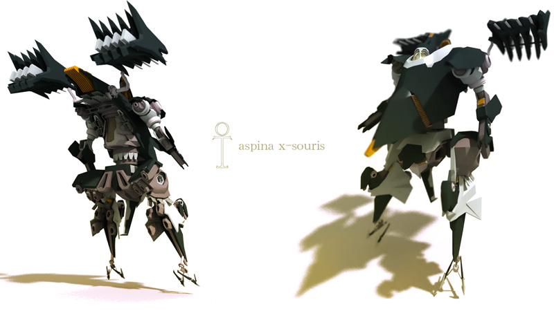 3d, armored_core, armored_core:_for_answer, back, front, mecha