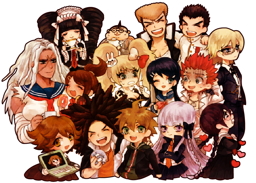 6+boys, 6+girls, alter_ego, asahina_aoi, black_hair, blonde_hair, brown_hair, celestia_rudenberk