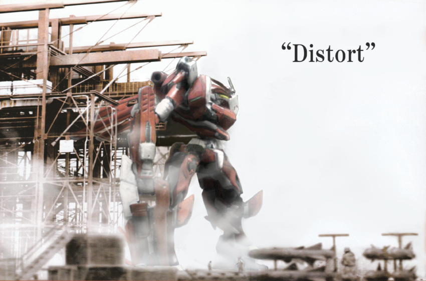 3d, armored_core, building, distort, mecha, novemdecuple, soldiers