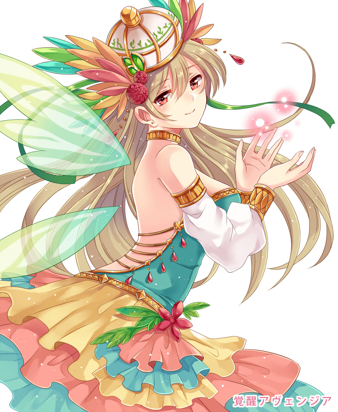 1girl, brown_eyes, brown_hair, detached_sleeves, kakusei_avenger, long_hair, original, shina_shina