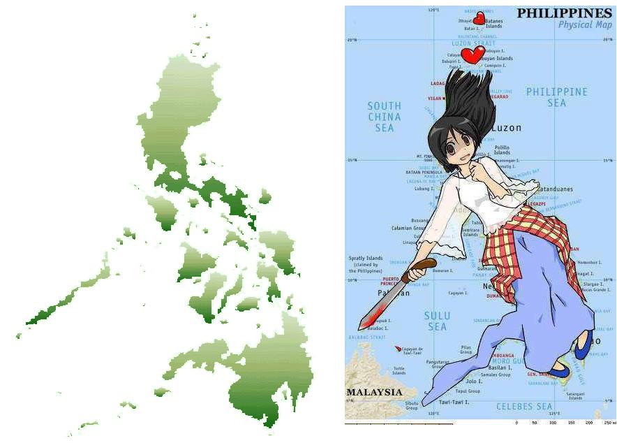 1girl, artist_request, black_hair, blood, clenched_hand, dress, empty_eyes, heart, holding, jpeg_artifacts, knife, light_smile, long_dress, long_hair, looking_at_viewer, malaysia, map, open_mouth, original, personification, personified_map, philippines, see-through, shoes, solo, source_request, traditional_clothes, weapon, yandere, yellow_eyes
