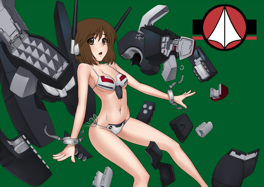 brown_hair, choujikuu_yousai_macross, cosplay, hagiwara_yukiho, idolmaster, macross, macross:_do_you_remember_love?, mecha