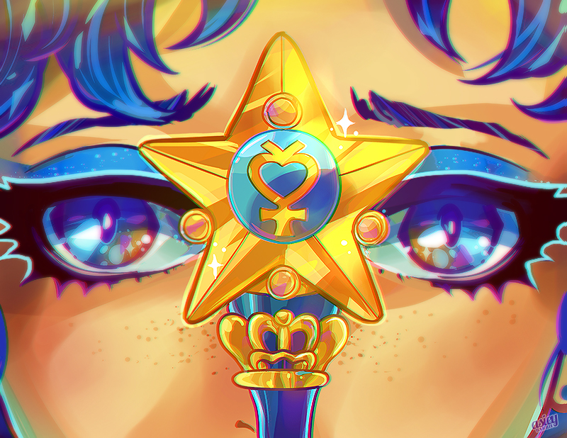 1girl, asia_kendrick-horton, bishoujo_senshi_sailor_moon, blue_eyes, blue_hair, close-up, derivative_work, eyeshadow