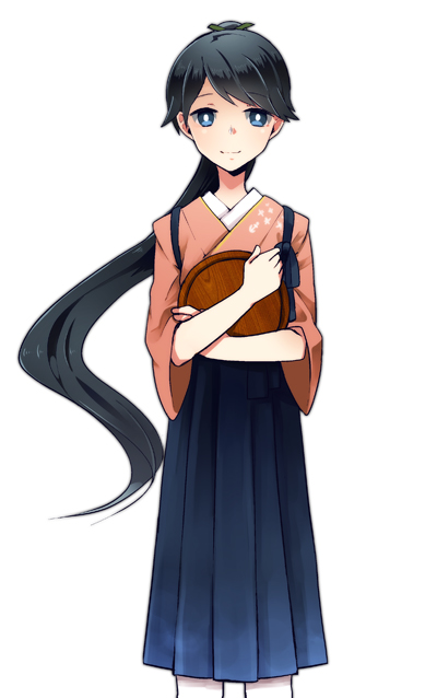 1girl, houshou_(kantai_collection), japanese_clothes, kantai_collection, personification, solo, unakia