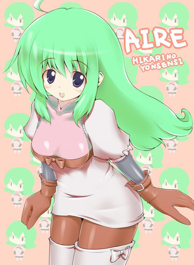 aire, aire_(final_fantasy), blue_eyes, blush, bow, chibi, dress, final_fantasy