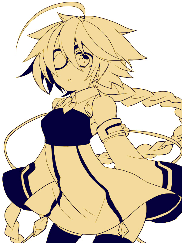 ahoge, blazblue, eyepatch, kuro_yuzu, noel_vermillion_(cosplay), nu-13