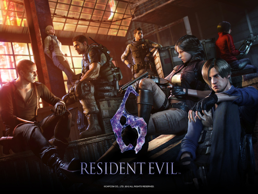 ada_wong, background, capcom, chris_redfield, helena_harper, highres, jake_muller, leon_s_kennedy