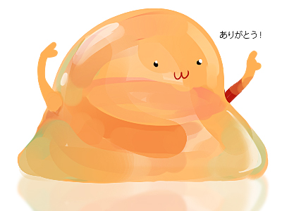 :3, lowres, monster, no_humans, scp-999, scp_foundation, seriko_(seo77000), solo, translation_request