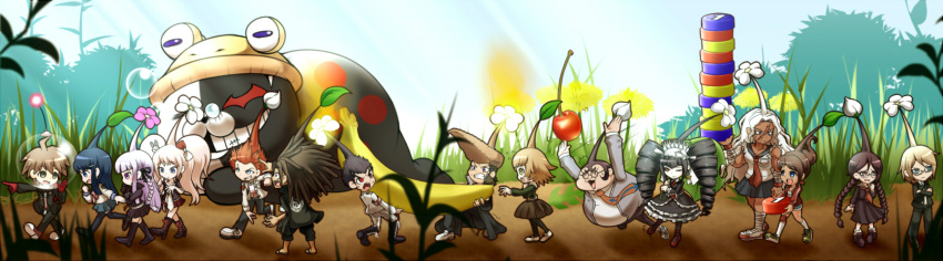 6+boys, 6+girls, asahina_aoi, banana, bulborb, celestia_rudenberk, cherry, dangan_ronpa