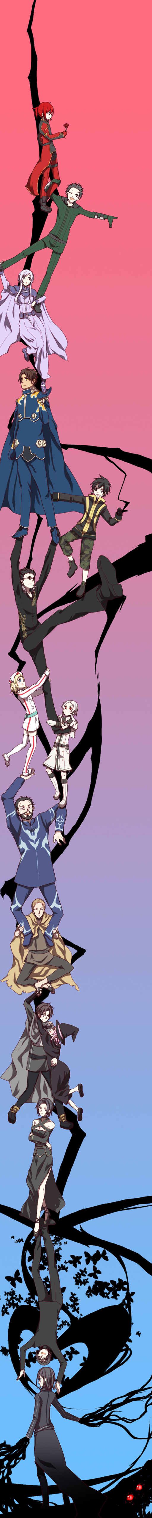 absurdres, azian, bara_no_maria, betty_(bara_no_maria), black_hair, blonde_hair, brown_hair, cape