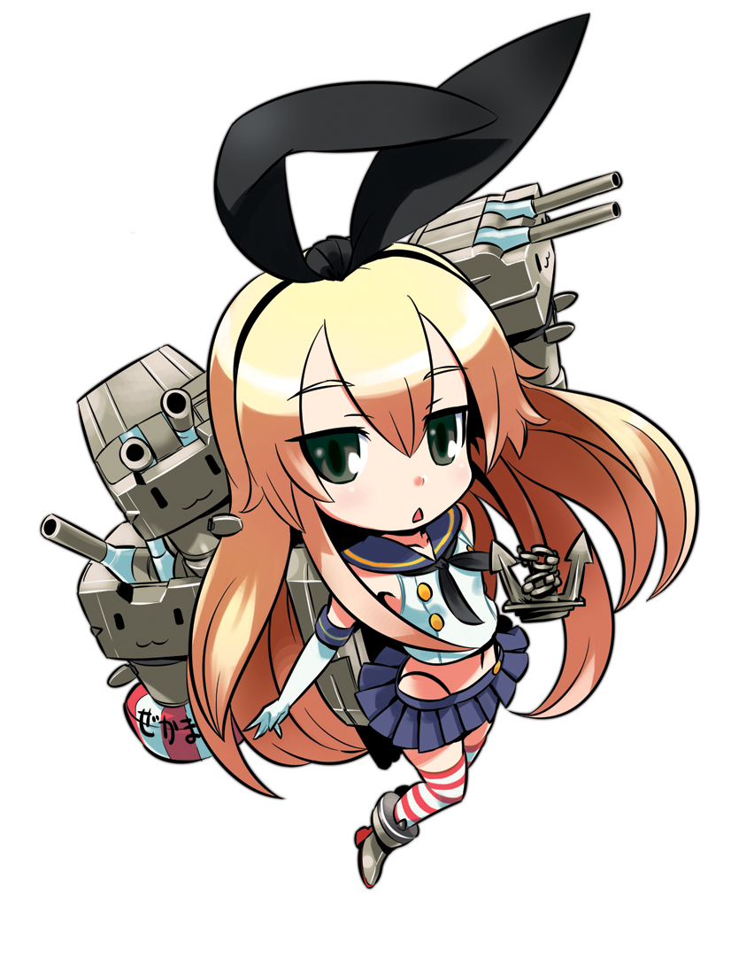 1girl, blonde_hair, chibi, kantai_collection, kurono_tokage, long_hair, personification, rensouhou-chan