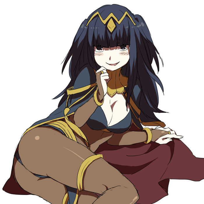 1girl, black_eyes, black_hair, bodysuit, bracelet, breasts, cleavage, fire_emblem, fire_emblem:_kakusei, hair_ornament, hetano_yoko_sukii, jewelry, long_hair, sarja, solo